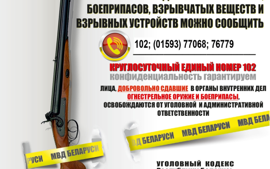 СКАЖЕМ ВМЕСТЕ – НЕТ ОРУЖИЮ !